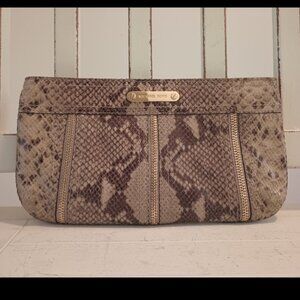 Michael Kors Clutch Handbag Animal Print